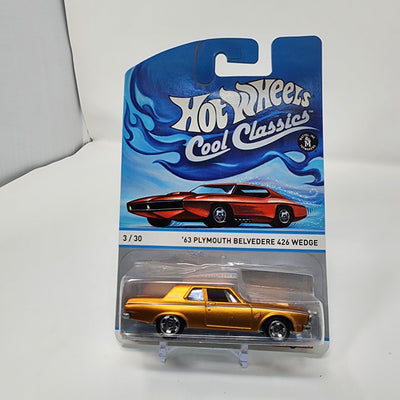 '63 Plymouth Belvedere 426 Wedge #3 * Hot Wheels Cool Classics