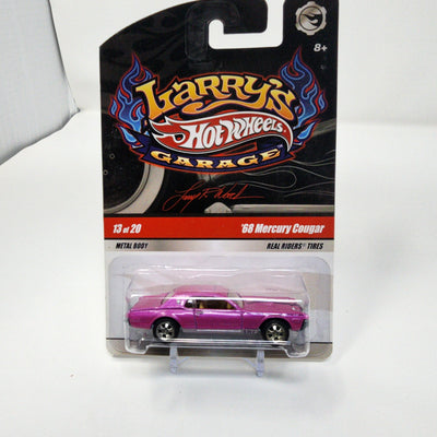 '68 Mercury Cougar #13 * PINK * Hot Wheels Garage Larry's