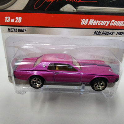 '68 Mercury Cougar #13 * PINK * Hot Wheels Garage Larry's