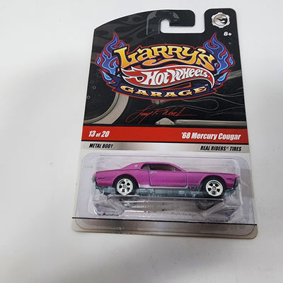 '68 Mercury Cougar #13 * PINK * Hot Wheels Garage Larry's