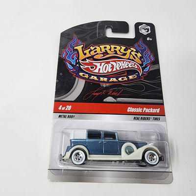 Classic Packard #4 * Blue * Hot Wheels Larry's Garage