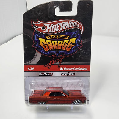 '64 Lincoln Continental #8 * Orange * Hot Wheels Garage Wayne's