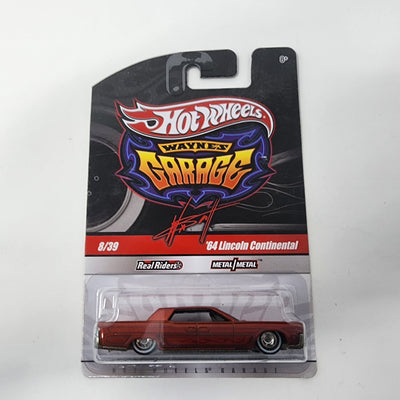 '64 Lincoln Continental #8 * Orange * Hot Wheels Garage Wayne's