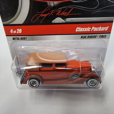 Classic Packard #4 * Orange * Hot Wheels Larry's Garage