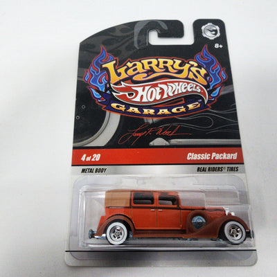 Classic Packard #4 * Orange * Hot Wheels Larry's Garage