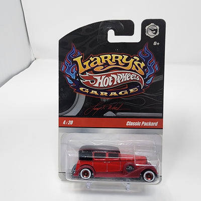 Classic Packard #4 * Orange * Hot Wheels Larry's Garage