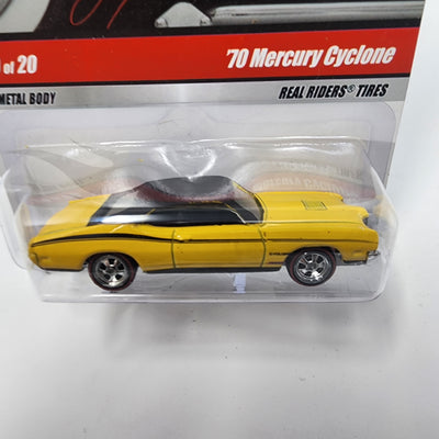 '70 Mercury Cyclone #20 * Yellow * Hot Wheels Garage Larry's