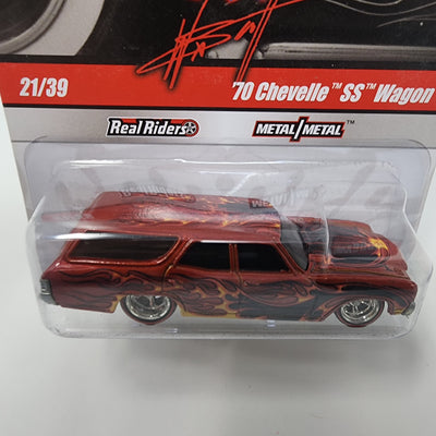 '70 Chevelle SS Wagon #21 * Orange * Hot Wheels Garage Wayne's