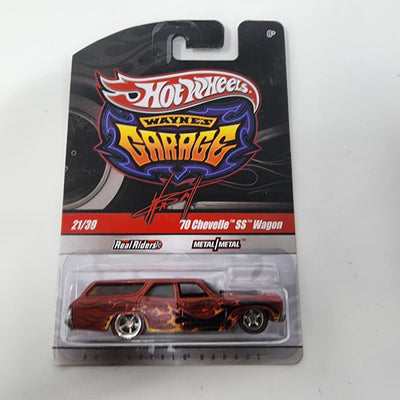 '70 Chevelle SS Wagon #21 * Orange * Hot Wheels Garage Wayne's