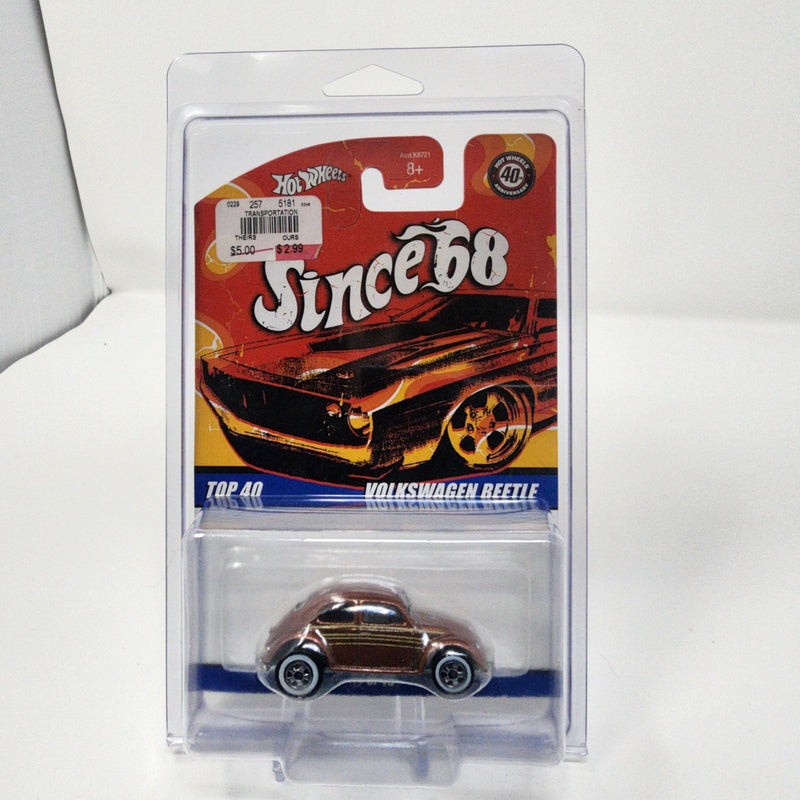 Volkswagen Beetle Top 40 * Brown * Hot Wheels Since 68