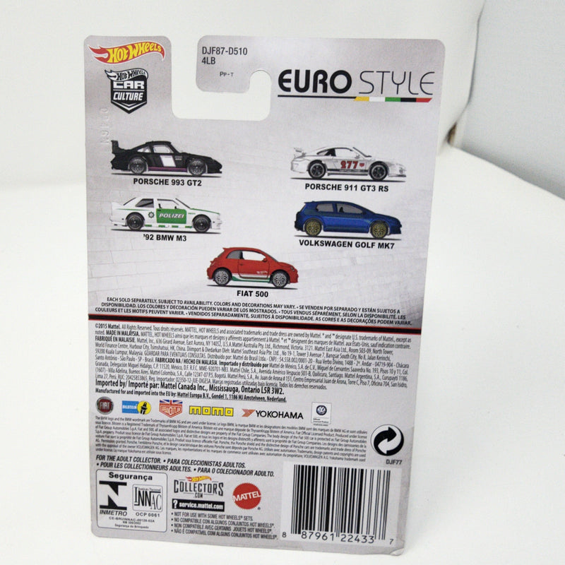 Fiat 500 * Hot Wheels Car Culture Euro Style