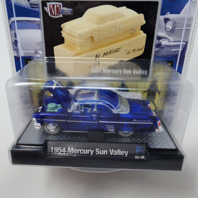 1954 Mercury Sun Valley * Blue * M2 Machines Clearly Auto-Thentics