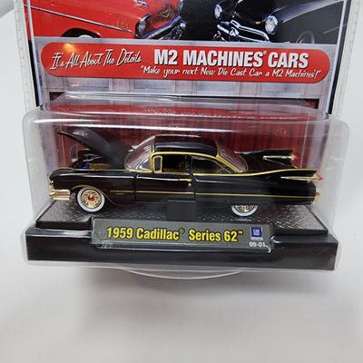 Chase Gold Trim * 1959 Cadillac Series 62 * M2 Machines Auto-Thentics