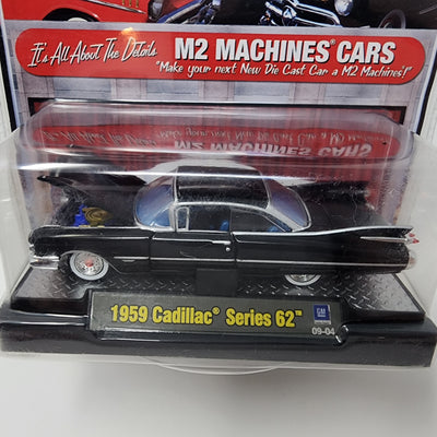 1959 Cadillac Series 62 * Black * M2 Machines Auto-Thentics