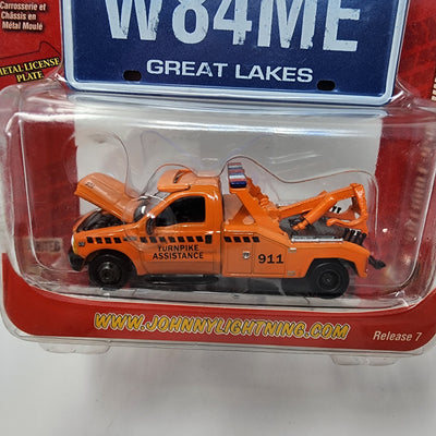 '99 Ford F-450 Tow Truck Turnpike Assistance * Johnny Lightning