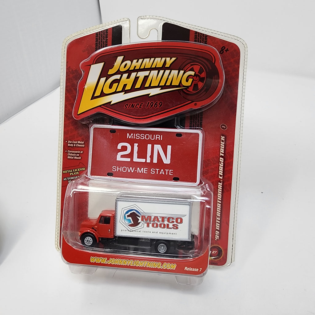 99 International Cargo Truck Matco Tools * Johnny Lightning
