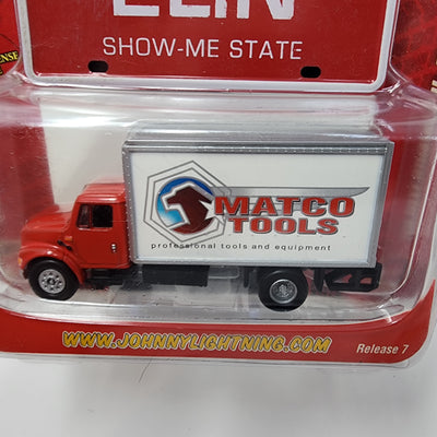 '99 International Cargo Truck Matco Tools * Johnny Lightning