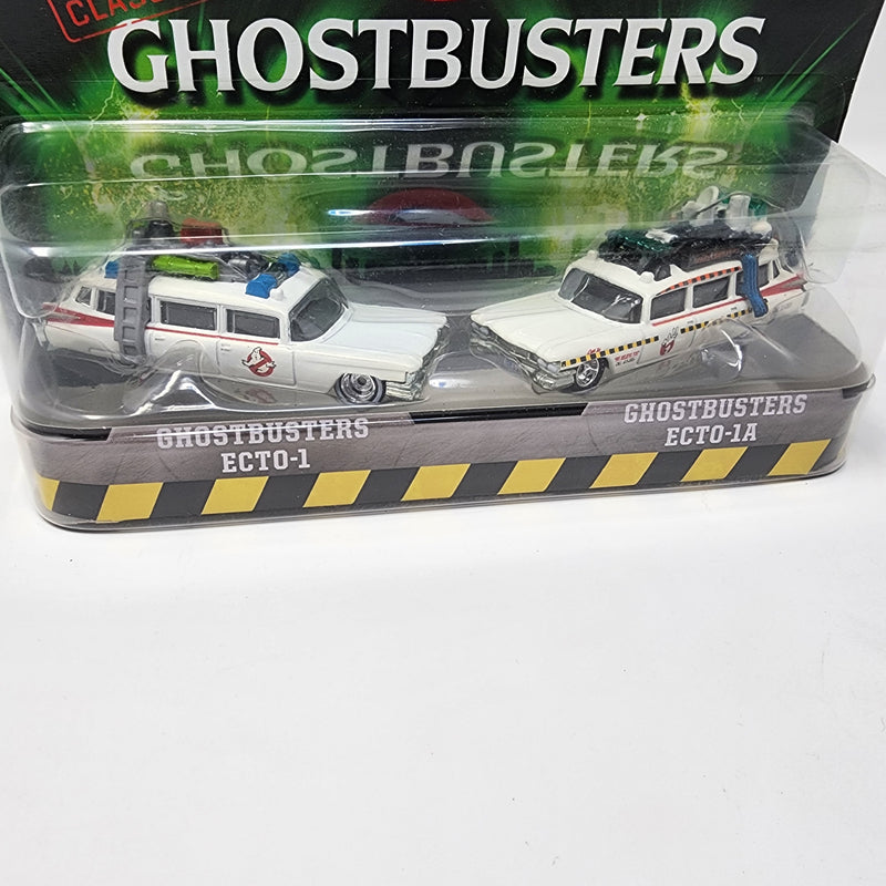 Ghostbusters 2-Pack Ecto-1 & Ecto-1A * Hot Wheels Classic