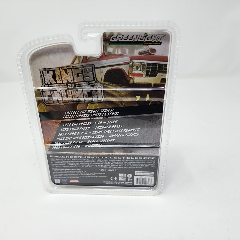 Chase Green Machine * 1985 GMC High Sierra 2500 Buffalo Tremor * Greenlight Kings of Crunch