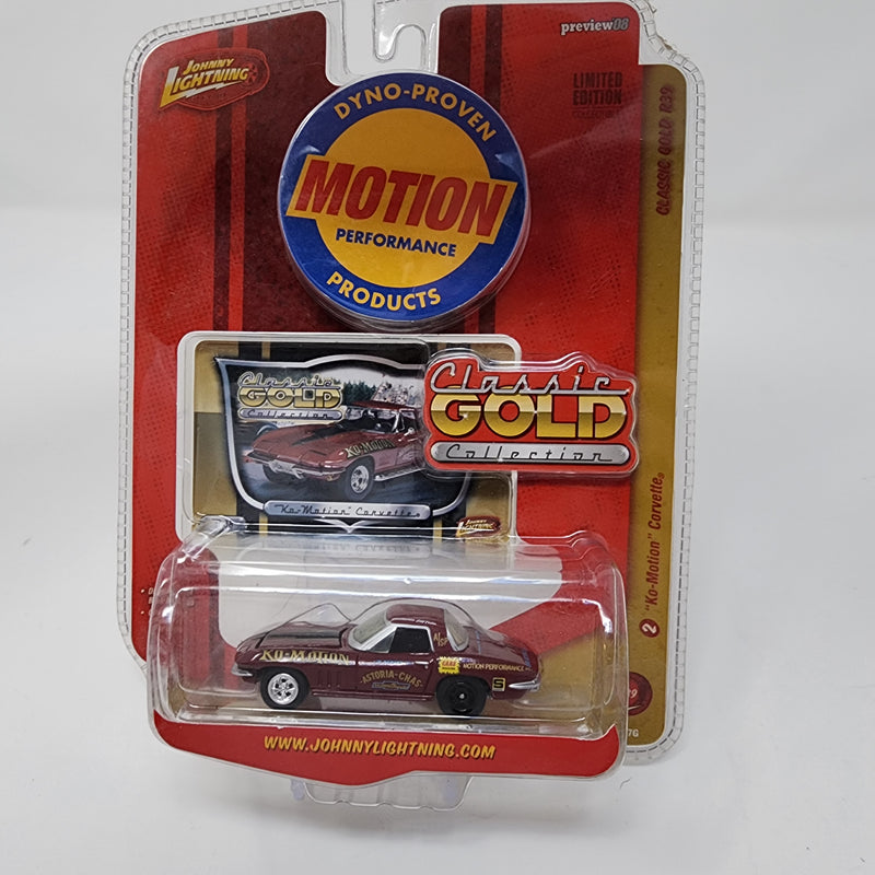 Chevy Corvette Ko-Motion * Johnny Lightning Classic Gold Collection