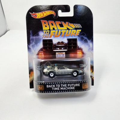 Back To The Future Time Machine * Hot Wheels Retro Entertainment