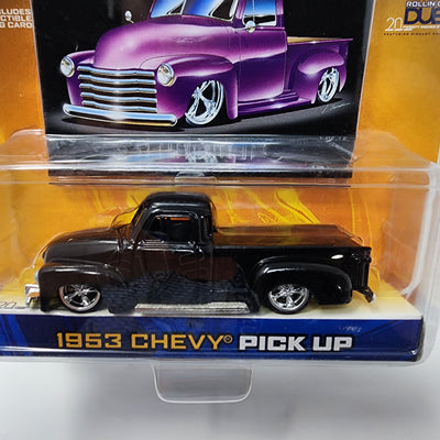 1953 Chevy Pick Up * Purple * Jada Toys 1:64 Scale Dub City Oldskool