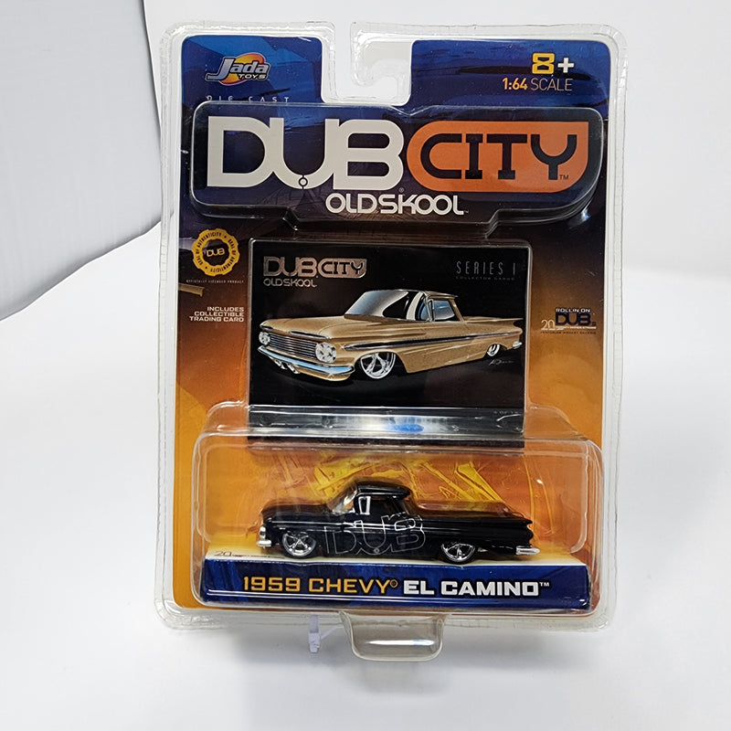 1959 chevy El Camino * Black * Jada Toys 1:64 Scale Dub City Oldskool