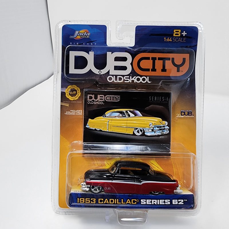 1953 Cadillac Series 62 * Black/Red * Jada Toys 1:64 Scale Dub City Oldskool