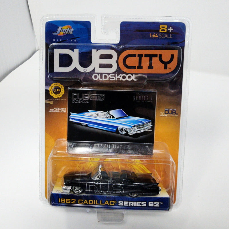 1962 Cadillac Series 62 * Black * Jada Toys 1:64 Scale Dub City Oldskool