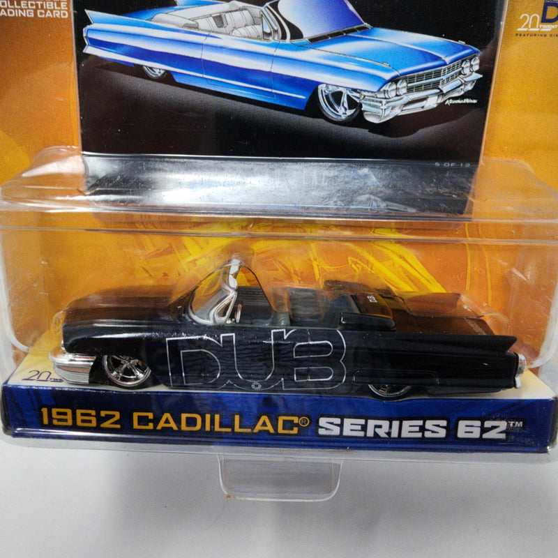 1962 Cadillac Series 62 * Black * Jada Toys 1:64 Scale Dub City Oldskool