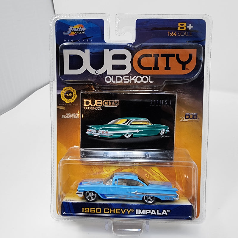 1960 Chevy Impala * Blue * Jada Toys 1:64 Scale Dub City Oldskool