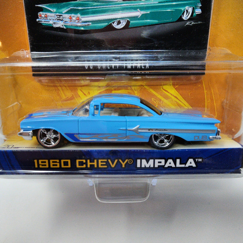 1960 Chevy Impala * Blue * Jada Toys 1:64 Scale Dub City Oldskool