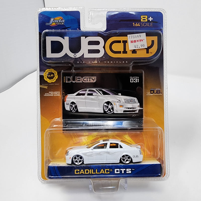 Cadillac CTS * White * Jada Toys 1:64 Scale Dub City