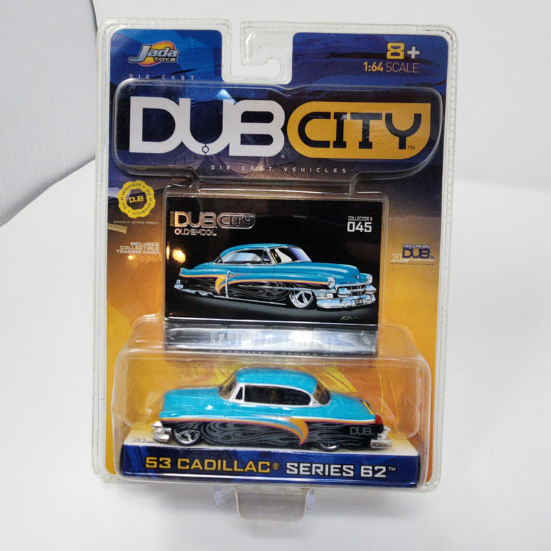 1953 Cadillac Series 62 * Blue/Black * Jada Toys 1:64 Scale Dub City Oldskool