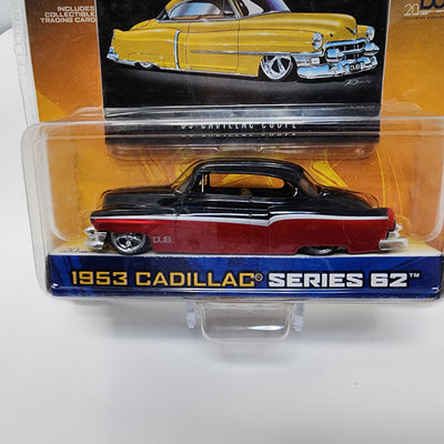 1953 Cadillac Series 62 * Black/RED * Jada Toys 1:64 Scale Dub City Oldskool