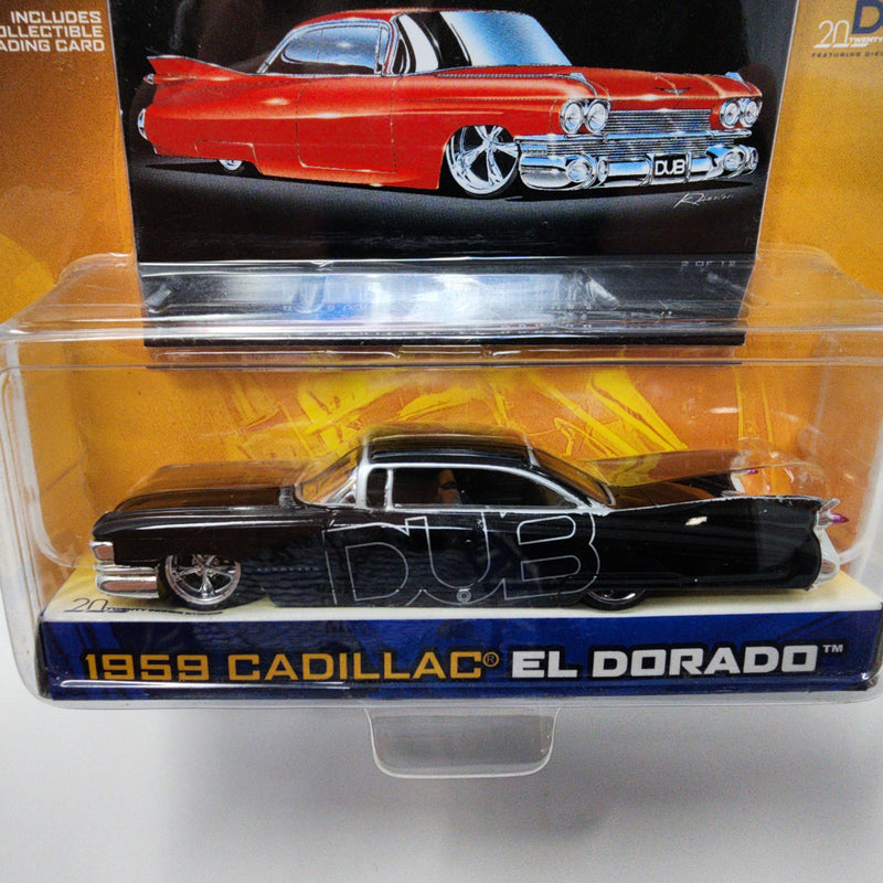 1959 Cadillac El Dorado * Black * Jada Toys 1:64 Scale Dub City