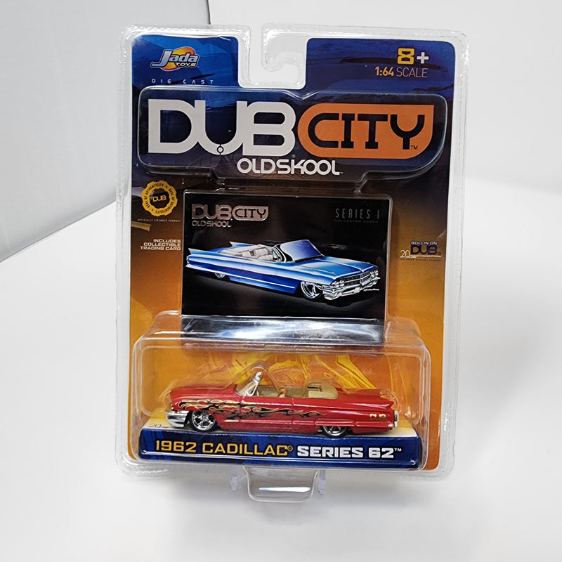 1962 Cadillac Series 62 * Red * Jada Toys 1:64 Scale Dub City Oldskool