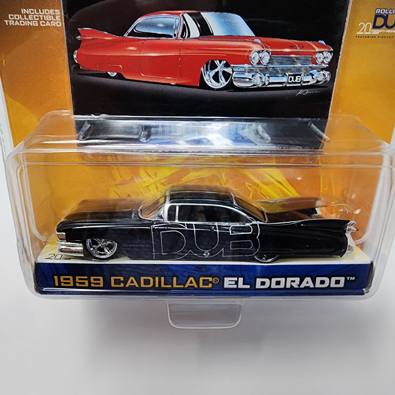 1959 Cadillac El Dorado * Black * Jada Toys 1:64 Scale Dub City