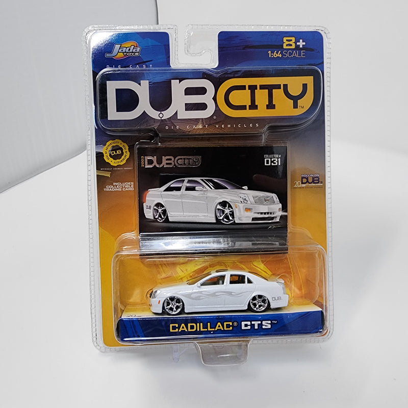 Cadillac CTS * WHITE * Jada Toys 1:64 Scale Dub City