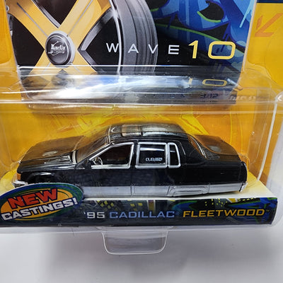 '95 Cadillac Fleetwood * Black * Jada Toys 1:64 Scale Dub City