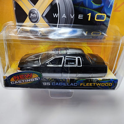 '95 Cadillac Fleetwood * Black * Jada Toys 1:64 Scale Dub City