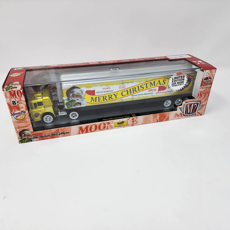 1960 Ford C600 & 1949 Studebacker 2R Truck * M2 Machines Merry Christmas Moon Pie