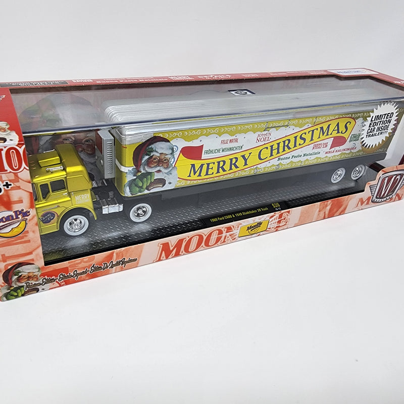 1960 Ford C600 & 1949 Studebacker 2R Truck * M2 Machines Merry Christmas Moon Pie