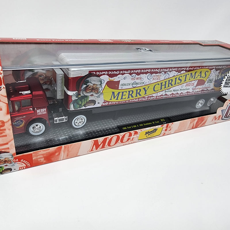 1960 Ford C600 & 1949 Studebacker 2R Truck * M2 Machines Merry Christmas Moon Pie