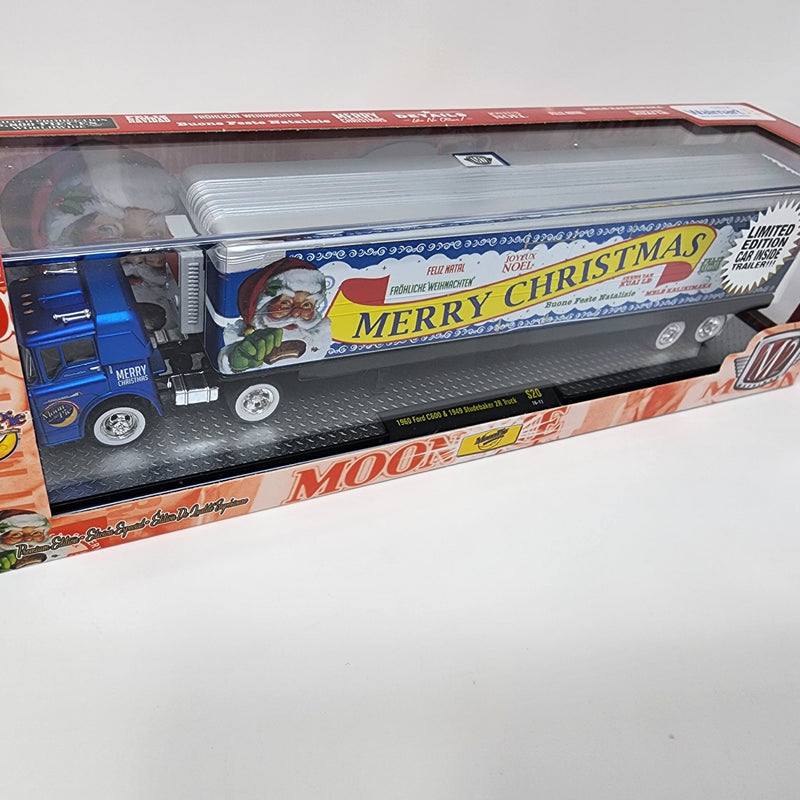 1960 Ford C600 & 1949 Studebacker 2R Truck * M2 Machines Merry Christmas Moon Pie