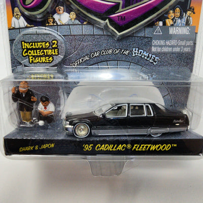 '95 Cadillac Fleetwood * Black * Homie Rollers  Jada Toys 1:64 Scale