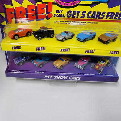 #17 Show Cars w/ 10 Cars * Micro Machines 10 Years