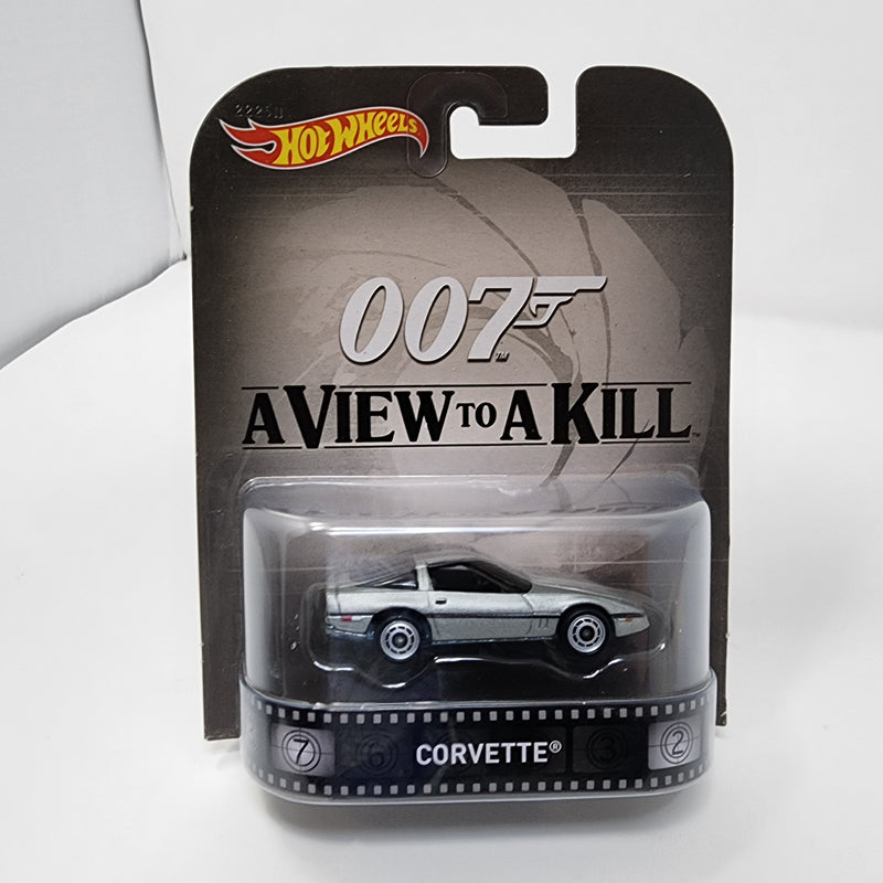 Corvette Bond 007 A View to a Kill * Hot Wheels Retro Entertainment