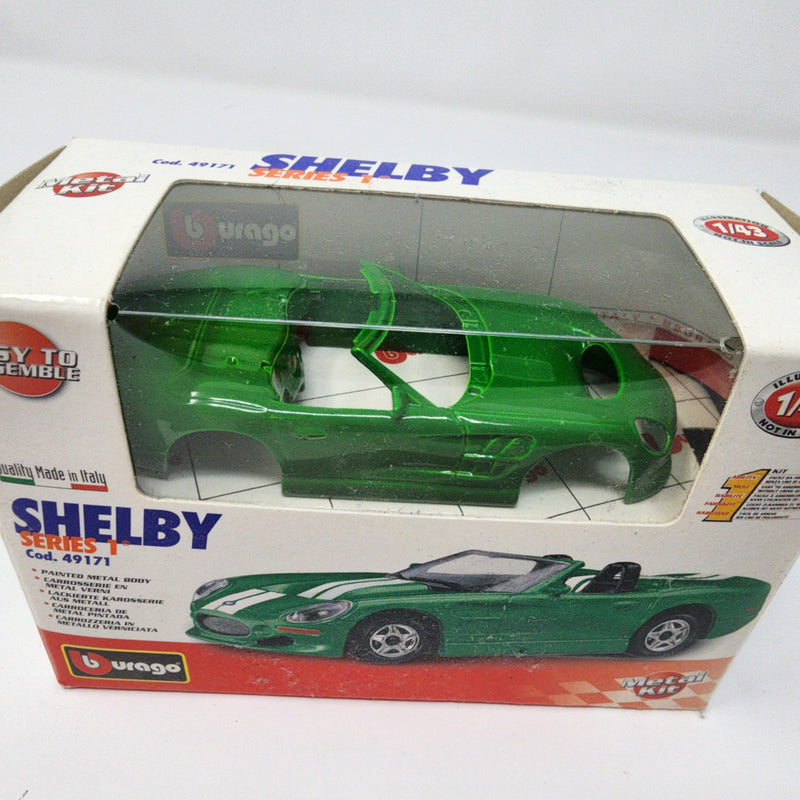 Shelby Series 1 * Burago Made in Italy 1:43 Scale Diecast