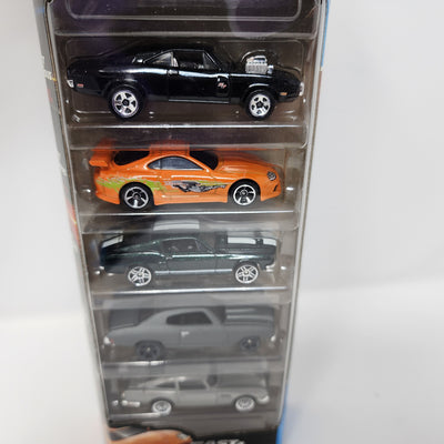 5 Pack * Fast & Furious * Hot Wheels Supra, Charger, Mustang